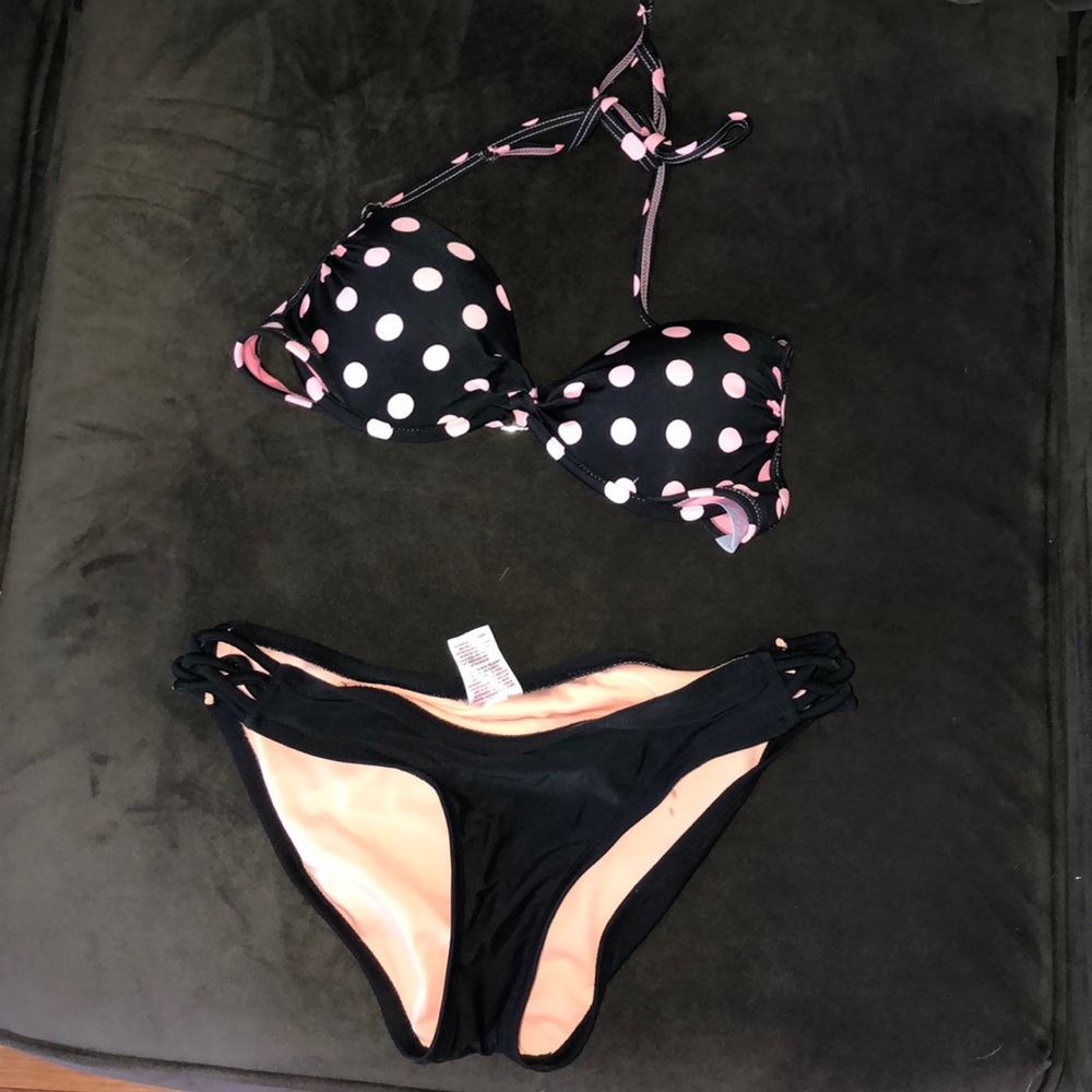 Polka dot bikini set